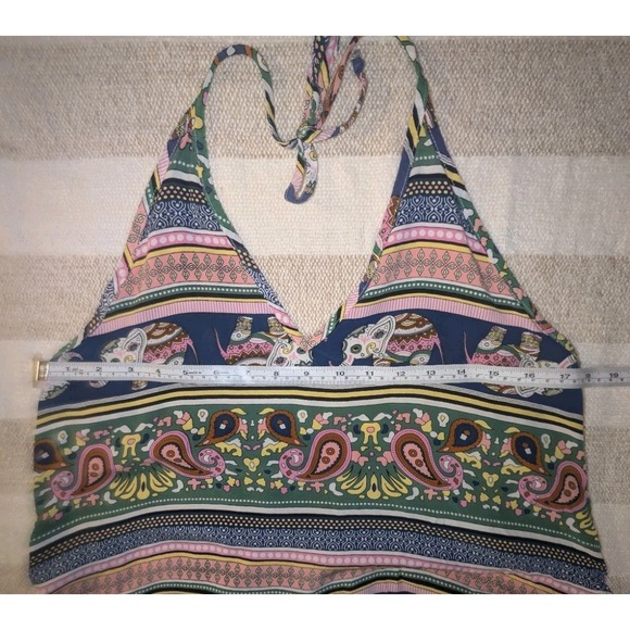 Buddha Pants Womens Halter Jumpsuit Sz M SAVANNAH HAREM JUMPER Pink Elephant - Picture 9 of 9
